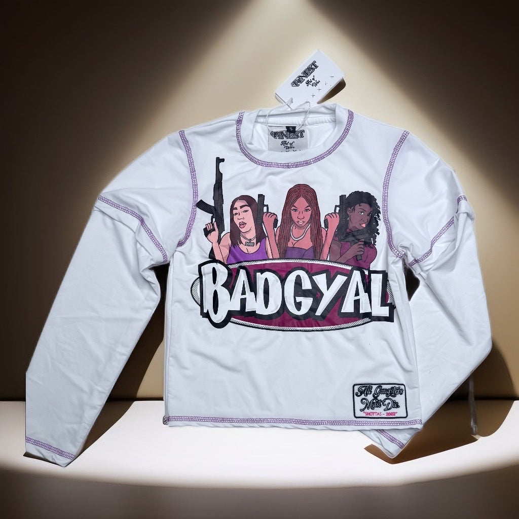 BADGYAL CROP LONGSLEEVE