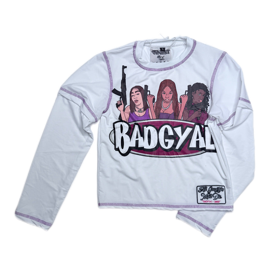 BADGYAL CROP LONGSLEEVE